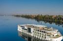 Viking Osiris ship on the Nile River near Luxor, Egypt.