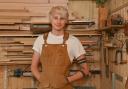 Woodworker Jacob in his Winterton workshop