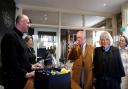 King Charles III enjoys a tipple at Rare Bird Distillery in Malton's Talbot Yard