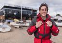 Andrew outside Thurrock Yacht Club (Credit - Garrett Brady)