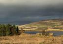 Wintry skies over the tarn.