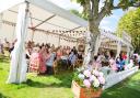 Visitors to last year's show enjoy afternoon tea.