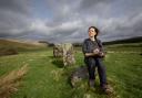 Liz McQueen at Loupin’ Stanes stone circle