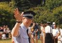 Village policeman Tim Clements on duty at St Michael’s School Fete