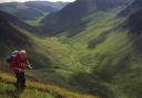 Moffat Hills, looking down Black Hope from Hartfell Rig