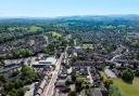 A bird's eye view over Poynton and beyond.