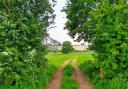 Field crossing to Petty Close Lane