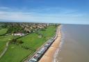 The stunning beach at Frinton-on-Sea