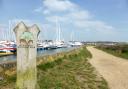 Lymington harbour is perhaps the most recognisable destination on the New Forest coast.