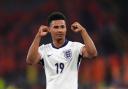 England's Ollie Watkins celebrates following the UEFA Euro 2024, semi-final