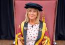 Lucy Meacock is installed as Chancellor of the University of Salford.