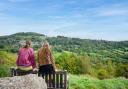 Looking out over the Derbyshire countryside