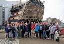 Former Gosport resident Roger Black was delighted to return to Portsmouth Historic Dockyard.