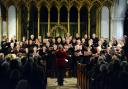 Eye Bach Choir with conductor Leslie Olive.