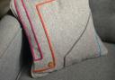 Circuit stitch cushion