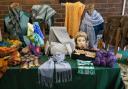 A table showcasing some of the Dorset Guild member's work. (Photo: Peter Yendell)