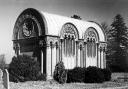 John Drax's Byzantine mausoleum which once stood in the churchyard at Holnest. (Photo: Dovecote Press)