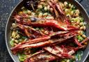 Valencia beans and red prawns recipe