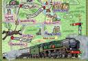 Katie B Morgan's map of The Gloucestershire Warwickshire Railway