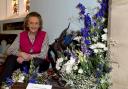 Jan at the 2009 Flower Festival in St John the Baptist’s Church