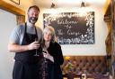 Martin, with his wife Charlotte, cooks using local, seasonal produce