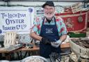 Shucking oysters