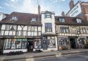 17th century buildings on the High Street, including the Old Pharmacy