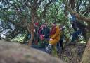 SRUC student combined field trip to study peatland bog, with NatureScot Image: Ashley Clark