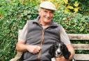 Donald MacIntyre of Emorsgate Seeds with his dog, Mary-Anne.