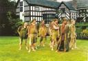 Oberon and his gang in a Midsummer Night's Dream at Gawsworth Hall