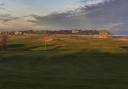 The 18-hole Championship Martello Course (with the iconic Martello Tower by the 17th hole) is a challenge – particularly when the wind is up (Copyright Anglia Picture Agency www.angliapictureagency.co.uk)