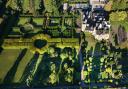 The trimming of the world's oldest topiary gets underway at Levens Hall in Kendal, Cumbria.