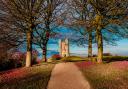 Autumn colour comes to Broadway Tower, Worcestershire. Pic: Eccles/Shutterstock