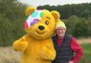 Children in Need's Pudsey and TV presenter John Craven