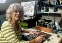 Angie Mitchell in her studio