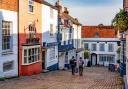 Lymington's cobbled streets would have been walked by Coventry Patmore.