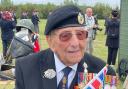 Don Sheppard D Day memorial service aged 103. Newsquest image