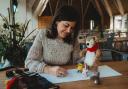 Mr Bear, created by Lorna Gibson, has achieved international recognition