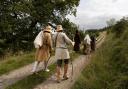 Walking the St Aelred's trail as pilgrims would have; the launch of the St Aelred's Trail in North Yorkshire.