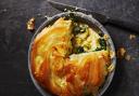 Rick Stein’s cheese, potato and spinach pie.