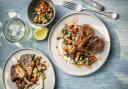 Prue Leith's grilled lamb chops with toum and herb salad