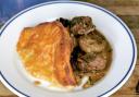 Beef pie with wild mushrooms and red wine