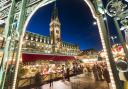 Christmas in Hamburg at the 19th-century Rathaus.