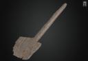 A prehistoric wooden spade discovered at The Moors at Arne