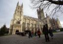 Canterbury Cathedral is hosting a historic Christmas market in its grounds for the first time in 200 years