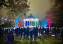 Carols around the Bandstand at Vivary Park. Photo: Taunton Town Council