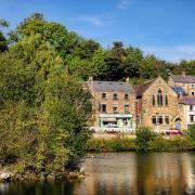 Overlooking the mill pond