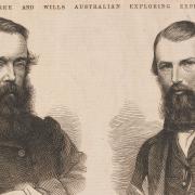 Doomed explorers Robert O'Hara Burke (left) and William John Wills.