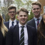 Sixthform group at Alcester Grammar School