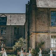 Wedding procession at Mapperton House & Gardens Photo: Paul Underhill